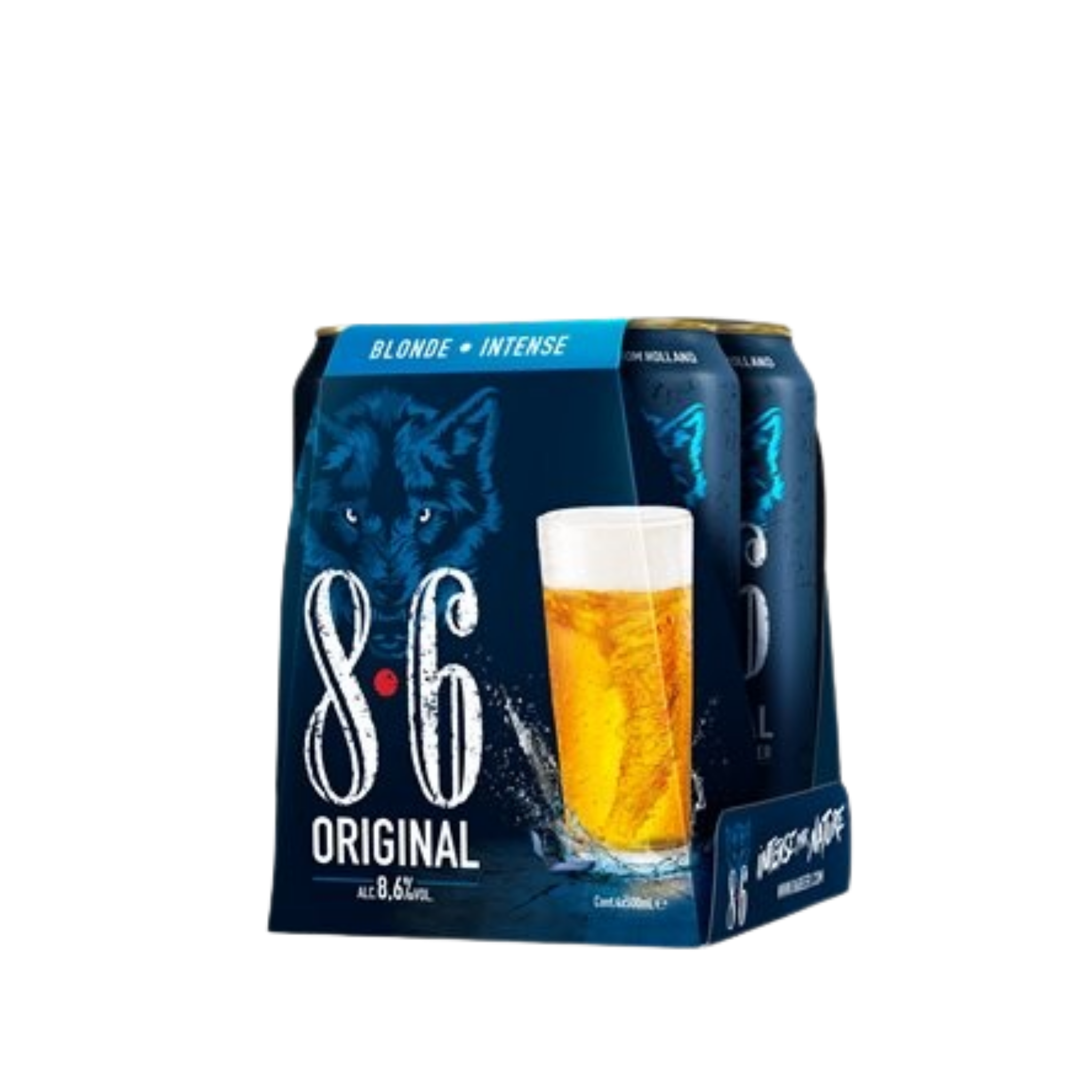 Pack de 4 bières 8.6 50cl