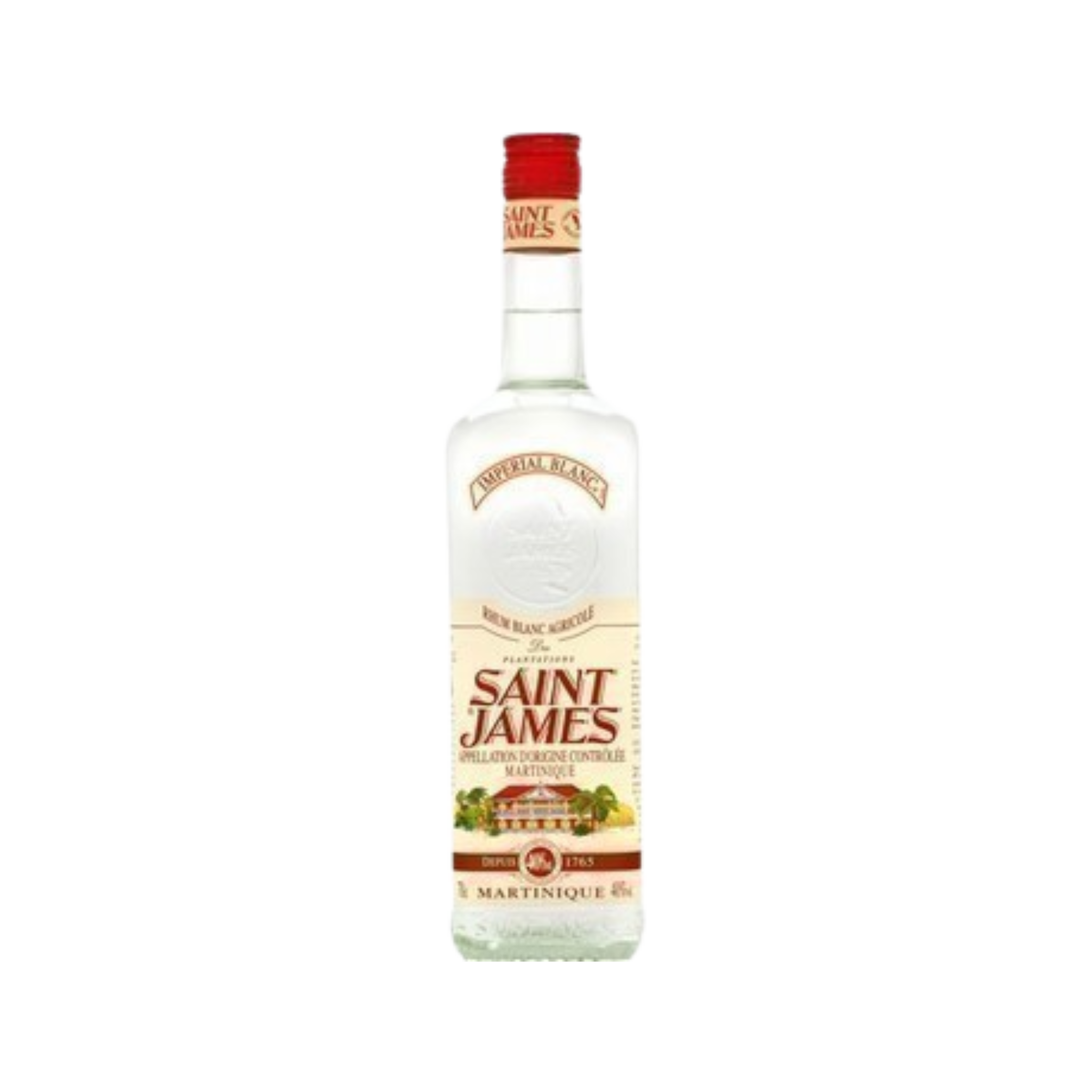 Bouteille de rhum blanc Saint James 70cl