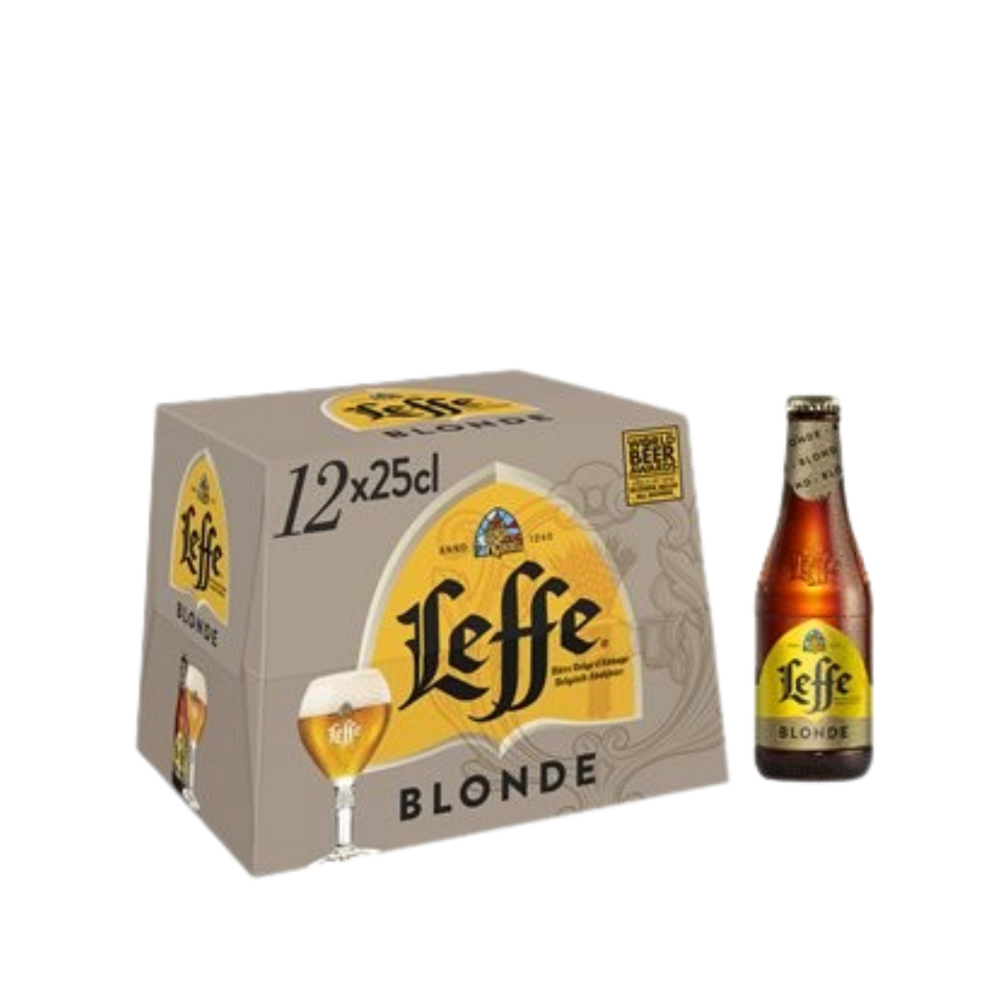 Pack de 12 Leffe Blonde 25cl