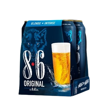 Pack de 4 bières 8.6 50cl