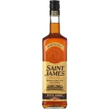 Bouteille de rhum ambré Saint James 70cl