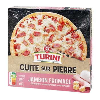 Pizza surgelée Jambon Fromage