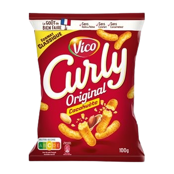 Paquet de Chips Curly Cacahuète