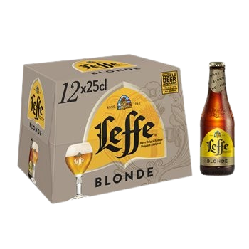 Pack de 12 Leffe Blonde 25cl