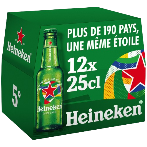 Pack de 12 Heineken 25cl